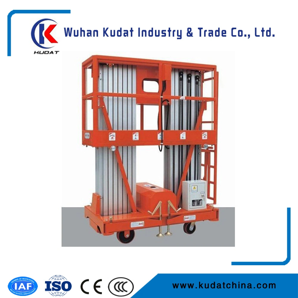 Double Mast Aluminum Aerial Working Platform